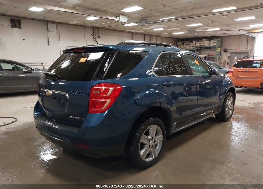 2016 CHEVROLET EQUINOX LT VIN: 2GNFLFEK9G6185351
