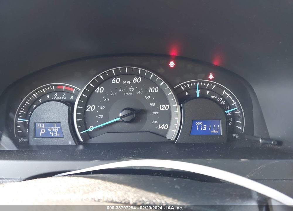 2012 TOYOTA CAMRY LE VIN: 4T1BF1FK4CU035185