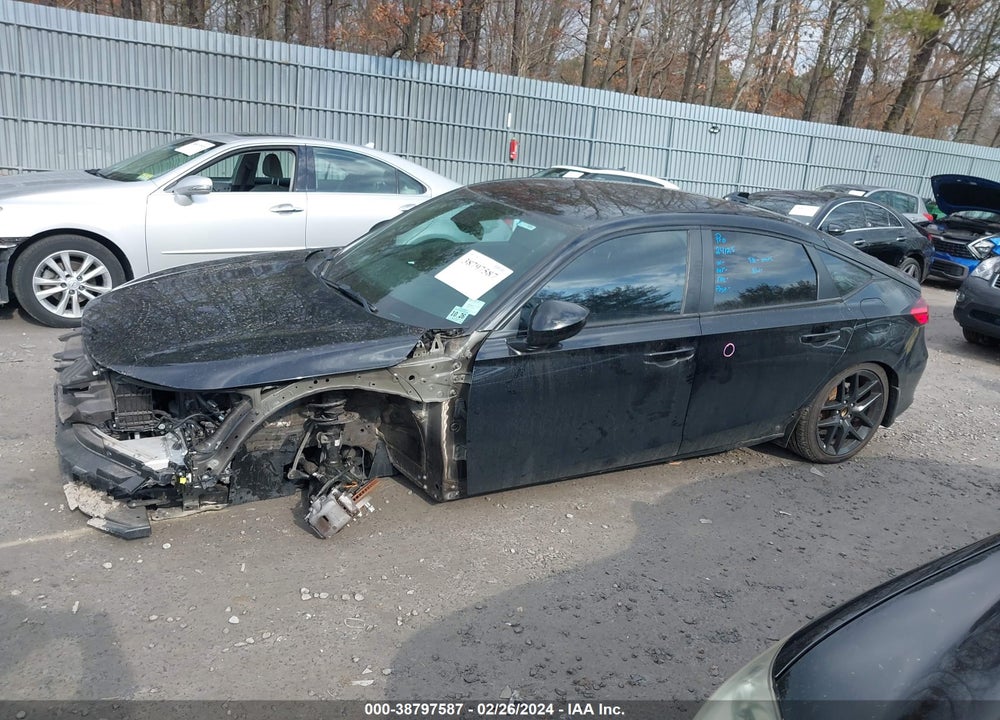 2022 HONDA CIVIC SPORT VIN: 19XFL2H83NE001469