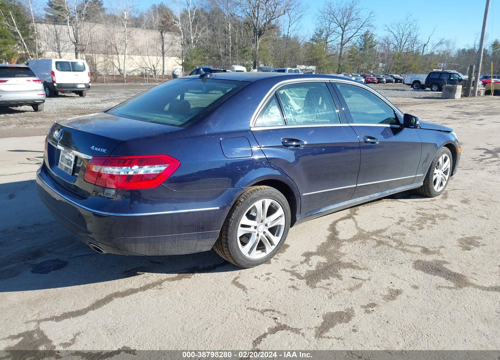 2011 MERCEDES-BENZ E 350 4MATIC VIN: WDDHF8HB4BA411099