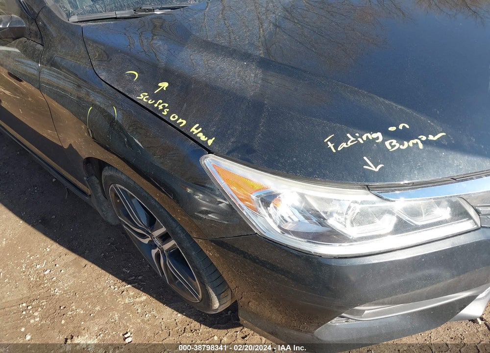 2017 HONDA ACCORD SPORT VIN: 1HGCR2F50HA306396
