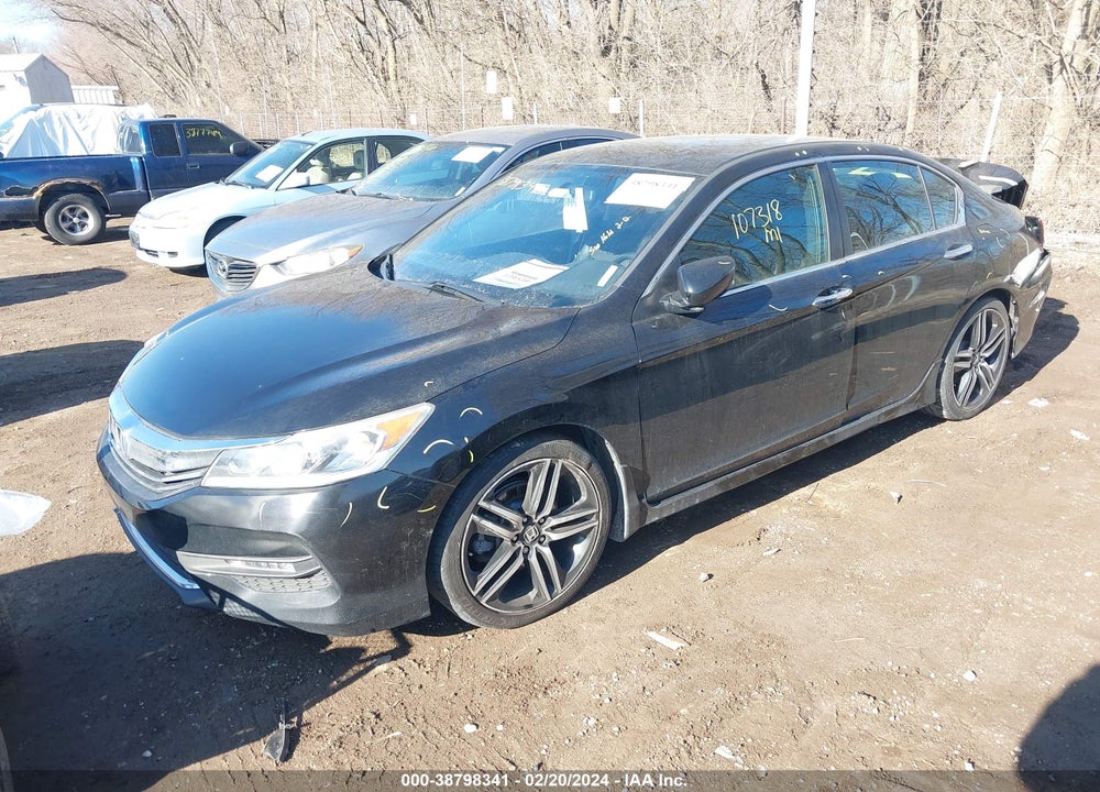 2017 HONDA ACCORD SPORT VIN: 1HGCR2F50HA306396