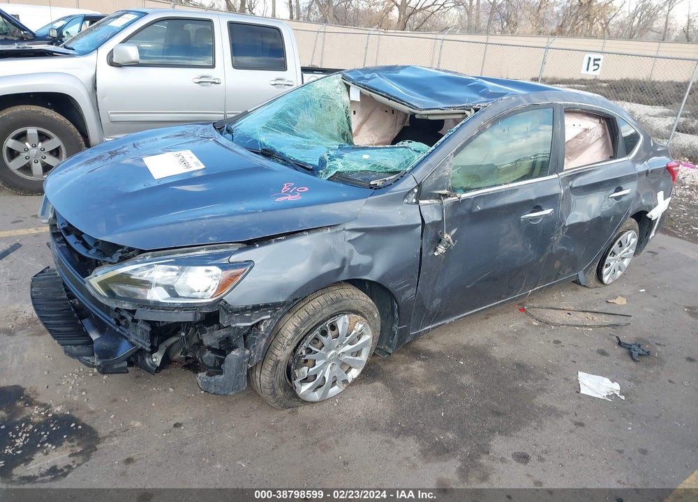 2019 NISSAN SENTRA S VIN: 3N1AB7AP9KY440992