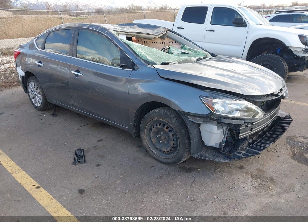 2019 NISSAN SENTRA S VIN: 3N1AB7AP9KY440992