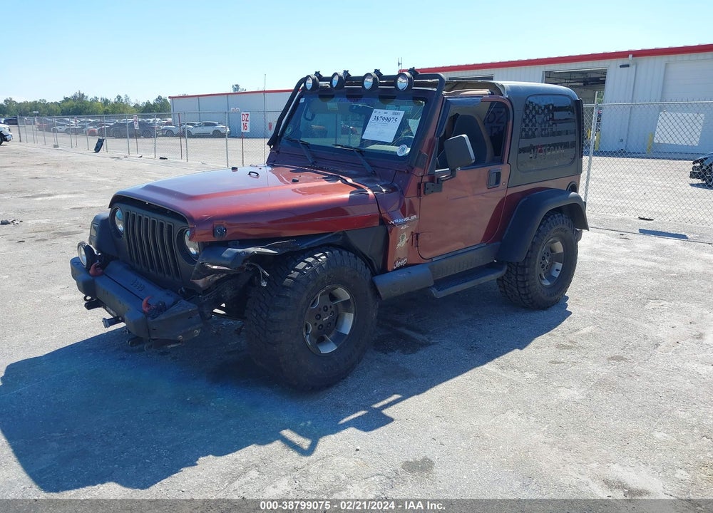 2001 JEEP WRANGLER SAHARA VIN: 1J4FA59S31P316374