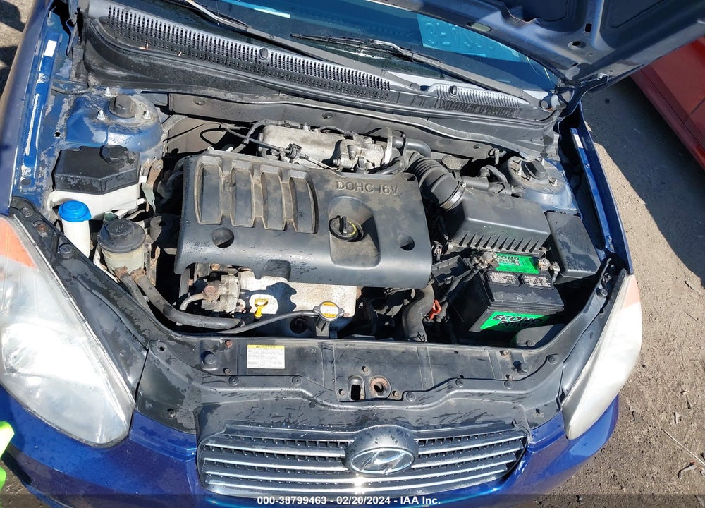 2010 HYUNDAI ACCENT GLS VIN: KMHCN4AC6AU405039