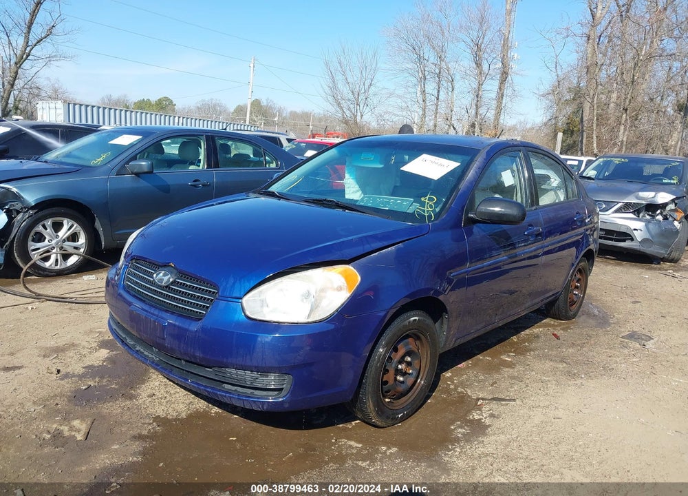 2010 HYUNDAI ACCENT GLS VIN: KMHCN4AC6AU405039
