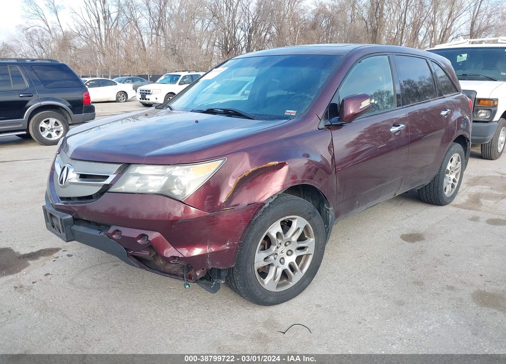 2007 ACURA MDX TECHNOLOGY PACKAGE VIN: 2HNYD28387H506614