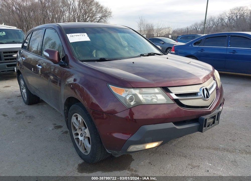 2007 ACURA MDX TECHNOLOGY PACKAGE VIN: 2HNYD28387H506614