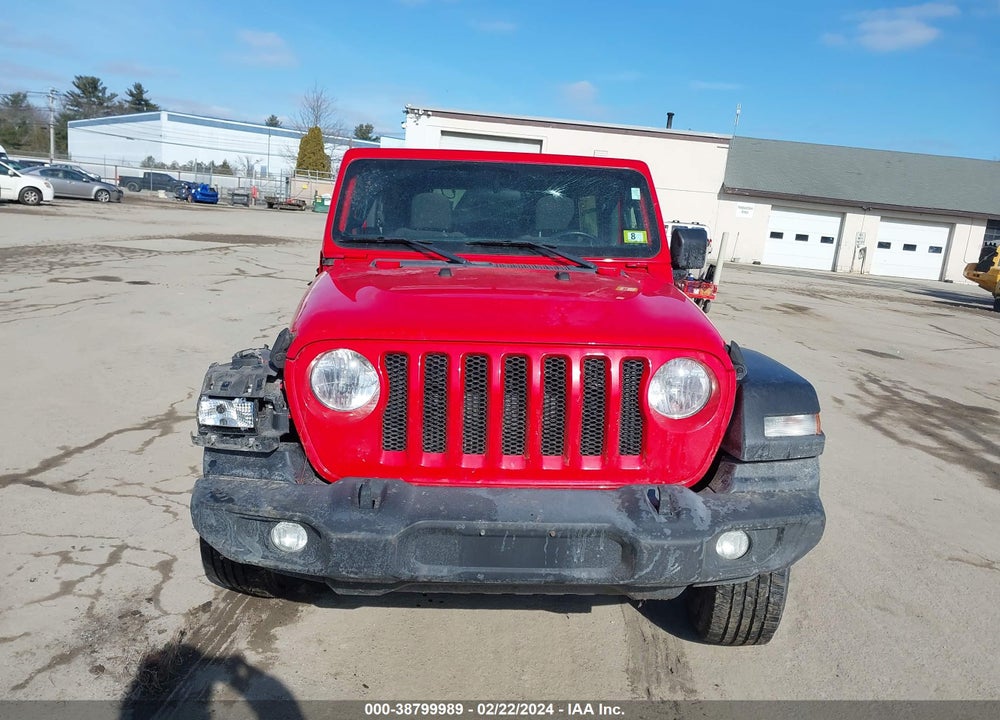 2019 JEEP WRANGLER UNLIMITED SPORT S 4X4 VIN: 1C4HJXDN1KW645836