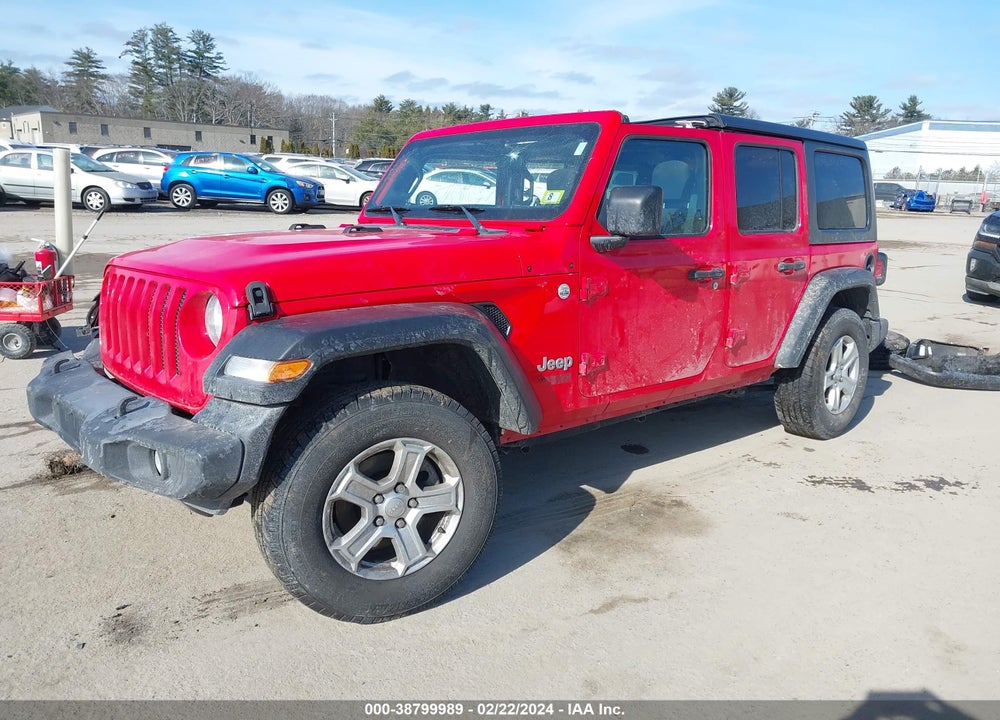 2019 JEEP WRANGLER UNLIMITED SPORT S 4X4 VIN: 1C4HJXDN1KW645836