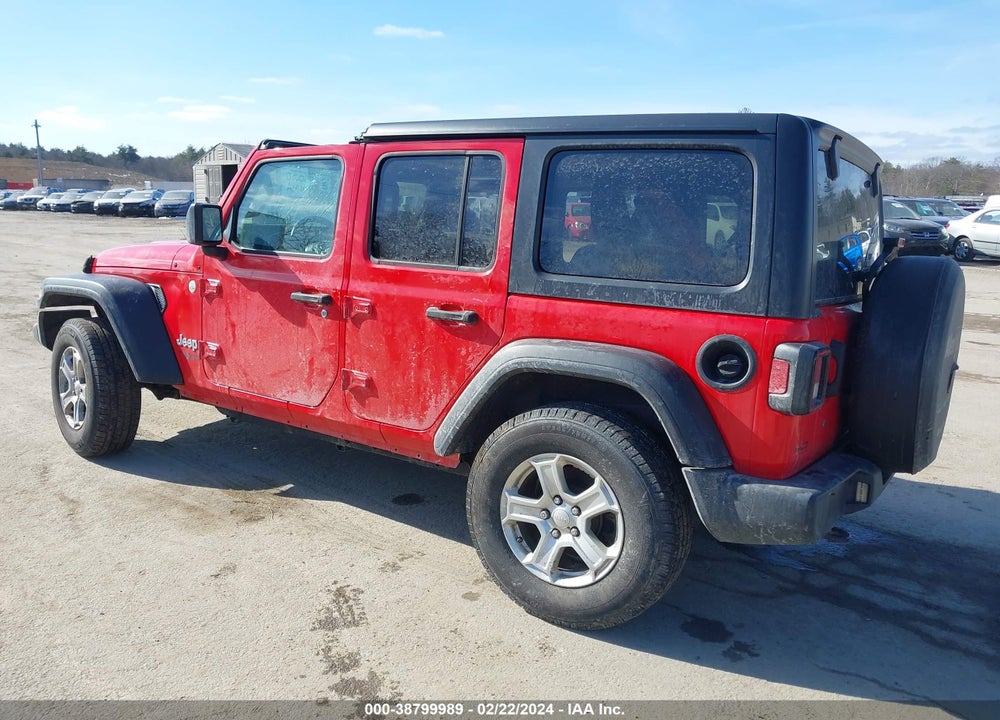 2019 JEEP WRANGLER UNLIMITED SPORT S 4X4 VIN: 1C4HJXDN1KW645836