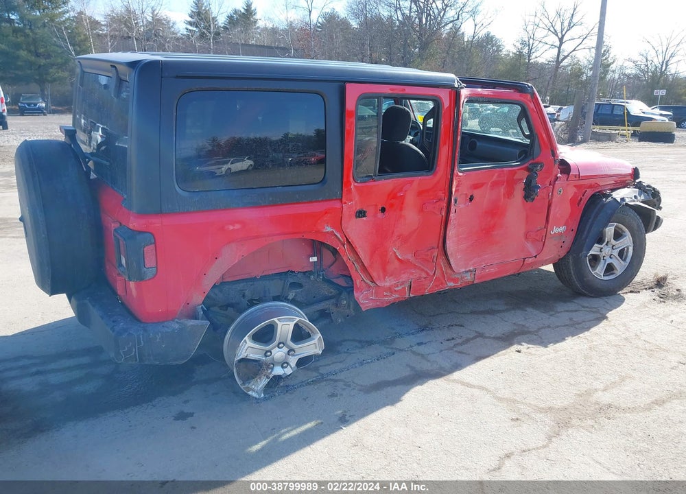 2019 JEEP WRANGLER UNLIMITED SPORT S 4X4 VIN: 1C4HJXDN1KW645836