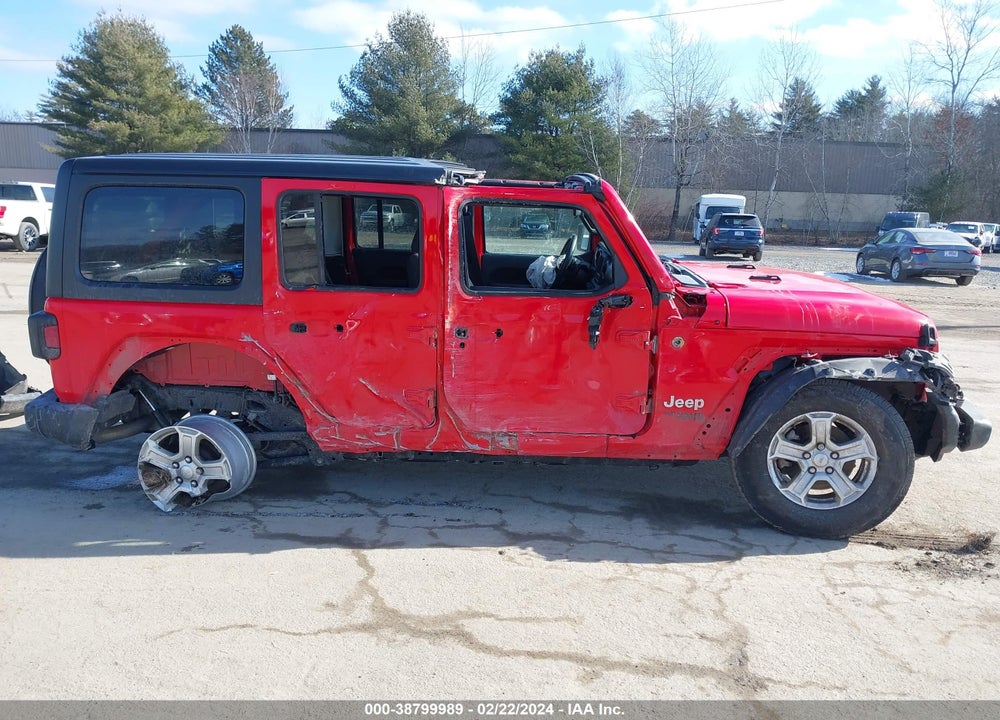 2019 JEEP WRANGLER UNLIMITED SPORT S 4X4 VIN: 1C4HJXDN1KW645836