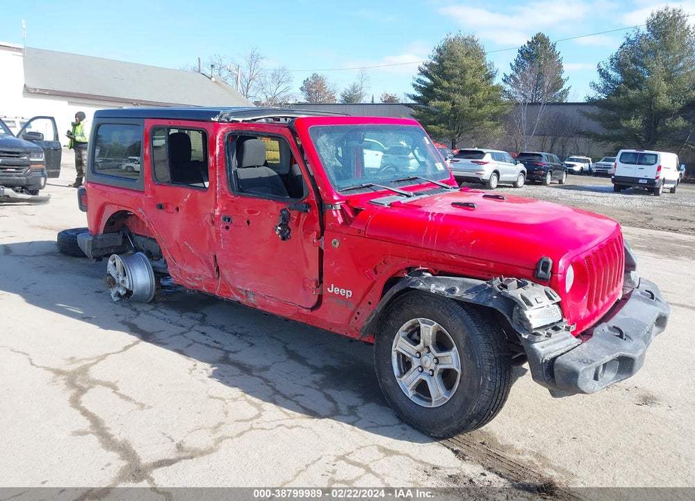 2019 JEEP WRANGLER UNLIMITED SPORT S 4X4 VIN: 1C4HJXDN1KW645836
