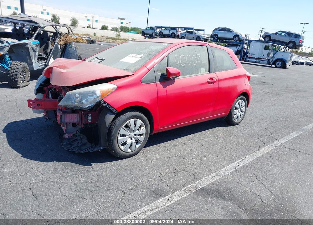 2014 TOYOTA YARIS L (TMC/CBU PLANT) VIN: JTDJTUD38ED579231