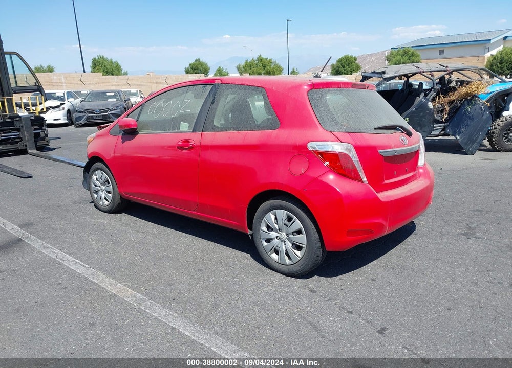 2014 TOYOTA YARIS L (TMC/CBU PLANT) VIN: JTDJTUD38ED579231