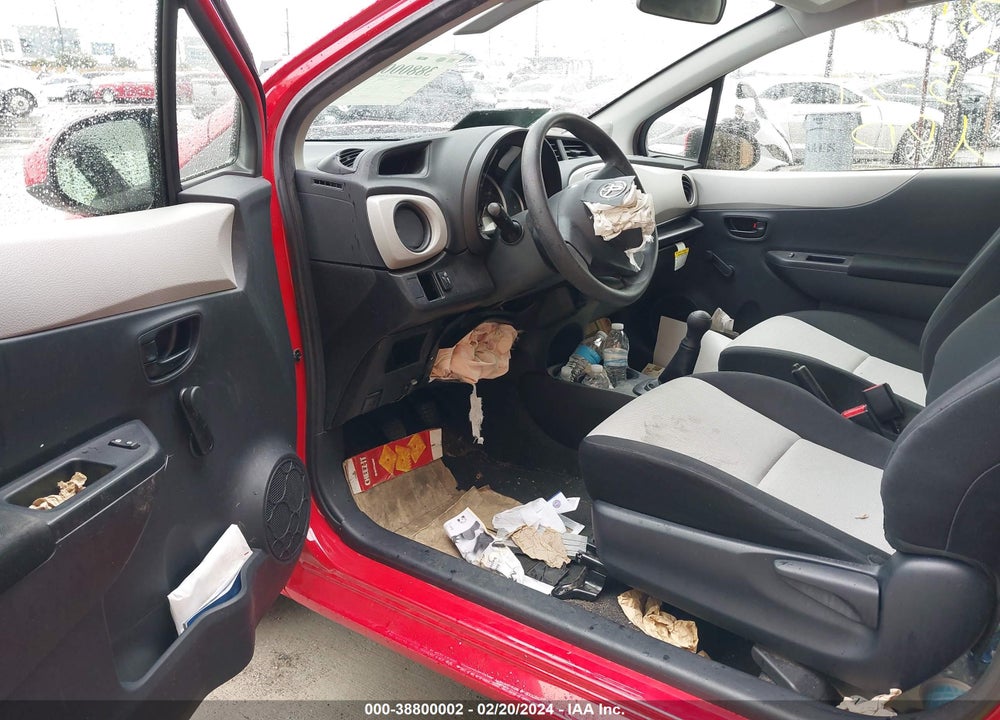 2014 TOYOTA YARIS L (TMC/CBU PLANT) VIN: JTDJTUD38ED579231