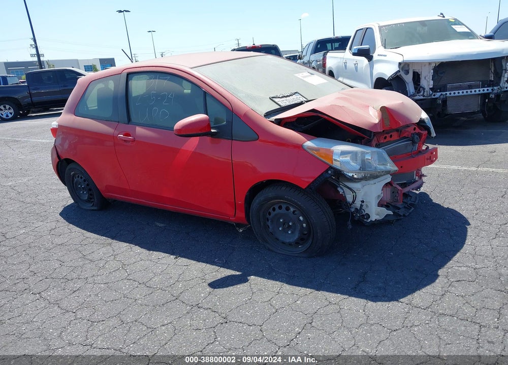 2014 TOYOTA YARIS L (TMC/CBU PLANT) VIN: JTDJTUD38ED579231