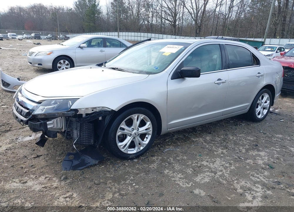 2012 FORD FUSION SE VIN: 3FAHP0HA8CR125981