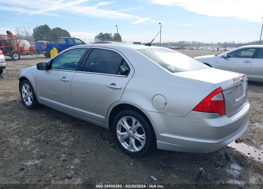 2012 FORD FUSION SE VIN: 3FAHP0HA8CR125981