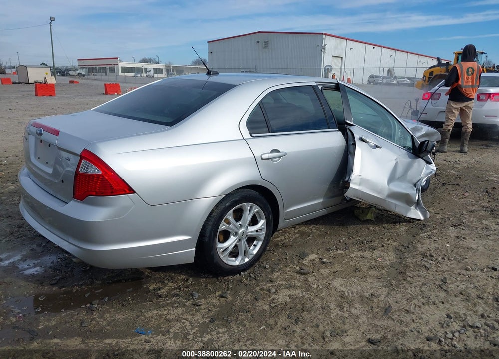 2012 FORD FUSION SE VIN: 3FAHP0HA8CR125981