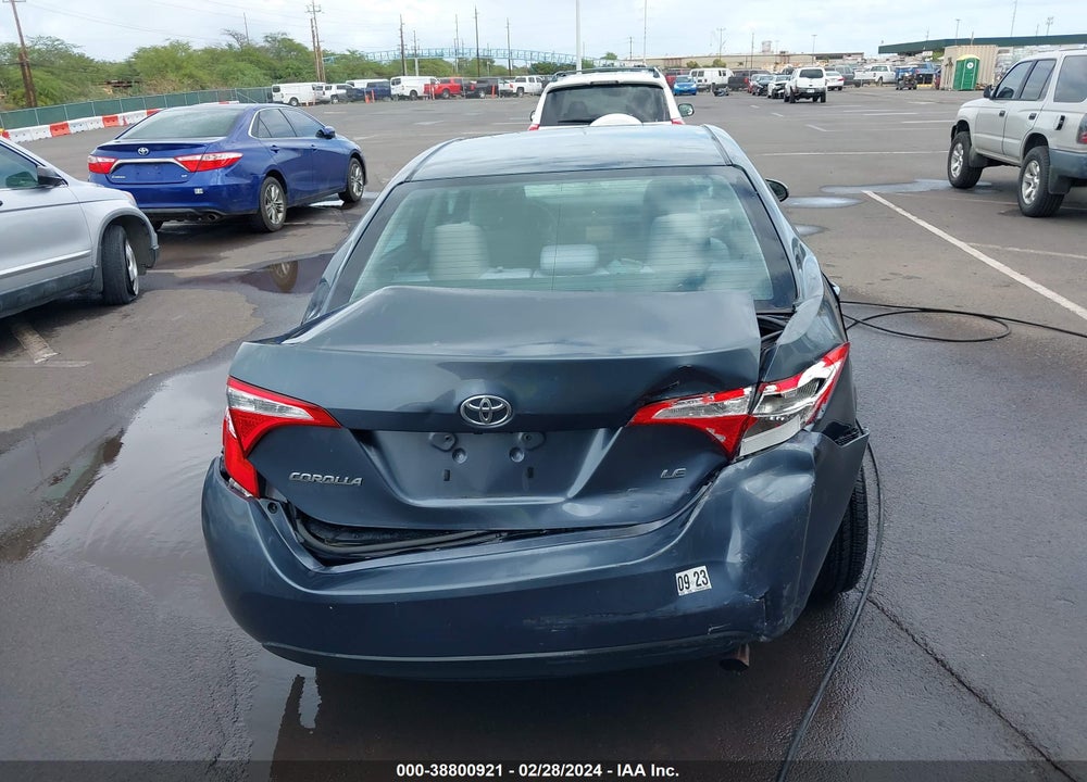 2014 TOYOTA COROLLA L/LE/LE PLUS/LE PREMIUM/S/S PLUS/S PREMIUM VIN: 5YFBURHE9EP123570