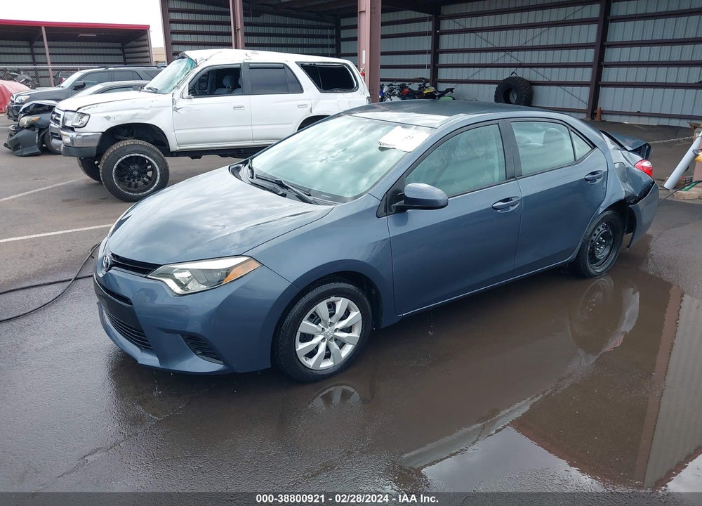 2014 TOYOTA COROLLA L/LE/LE PLUS/LE PREMIUM/S/S PLUS/S PREMIUM VIN: 5YFBURHE9EP123570