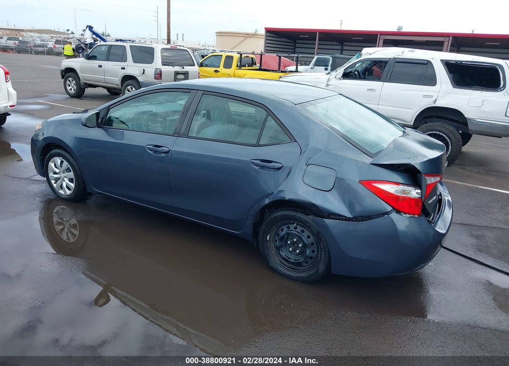 2014 TOYOTA COROLLA L/LE/LE PLUS/LE PREMIUM/S/S PLUS/S PREMIUM VIN: 5YFBURHE9EP123570