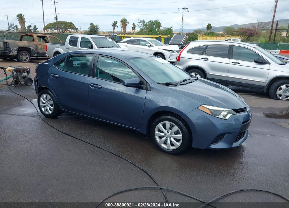 2014 TOYOTA COROLLA L/LE/LE PLUS/LE PREMIUM/S/S PLUS/S PREMIUM VIN: 5YFBURHE9EP123570