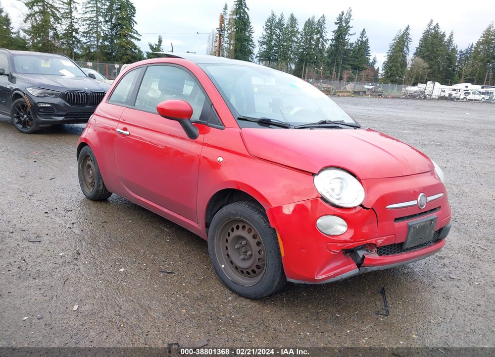 2012 FIAT 500 POP VIN: 3C3CFFARXCT196455