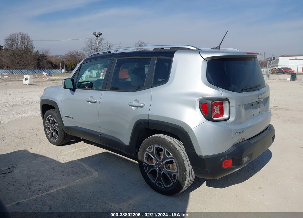 2015 JEEP RENEGADE LIMITED VIN: ZACCJBDT0FPB70311