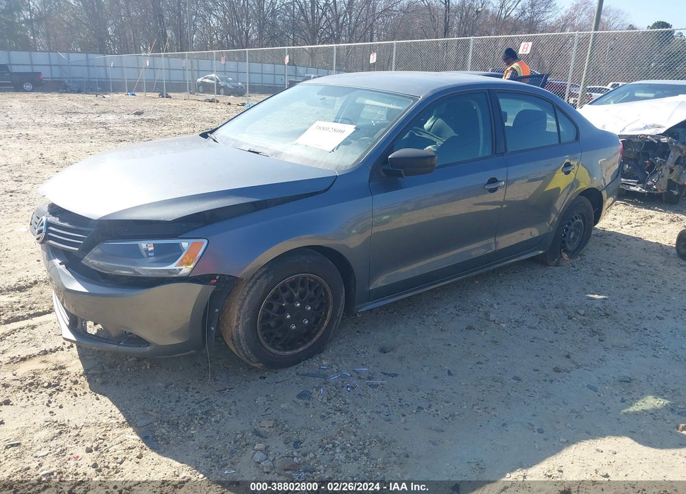 2014 VOLKSWAGEN JETTA 2.0L S VIN: 3VW2K7AJ3EM355751