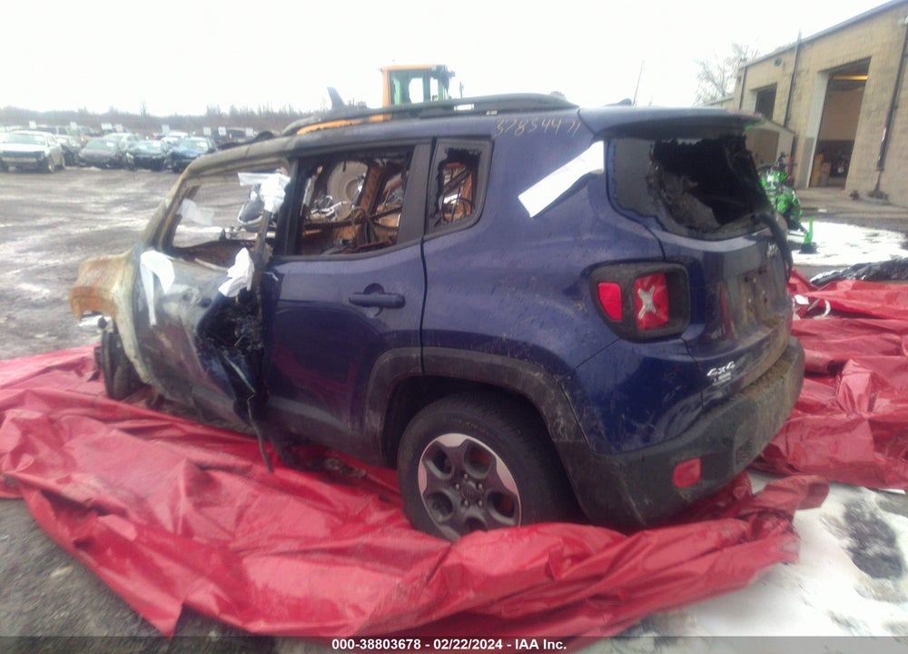 2016 JEEP RENEGADE LATITUDE VIN: ZACCJBBW8GPD62959