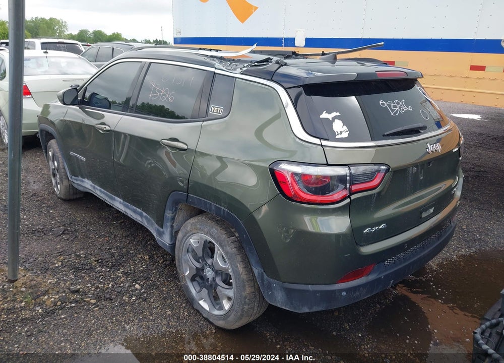 2018 JEEP COMPASS LIMITED VIN: 3C4NJDCB4JT414958
