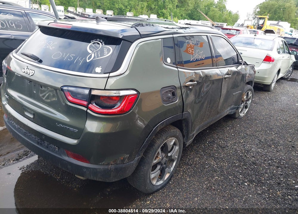 2018 JEEP COMPASS LIMITED VIN: 3C4NJDCB4JT414958