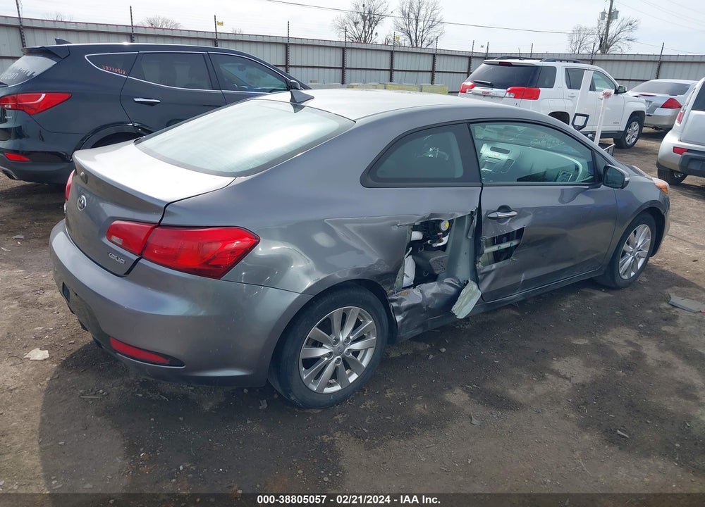 2016 KIA FORTE KOUP EX VIN: KNAFX6A83G5578844