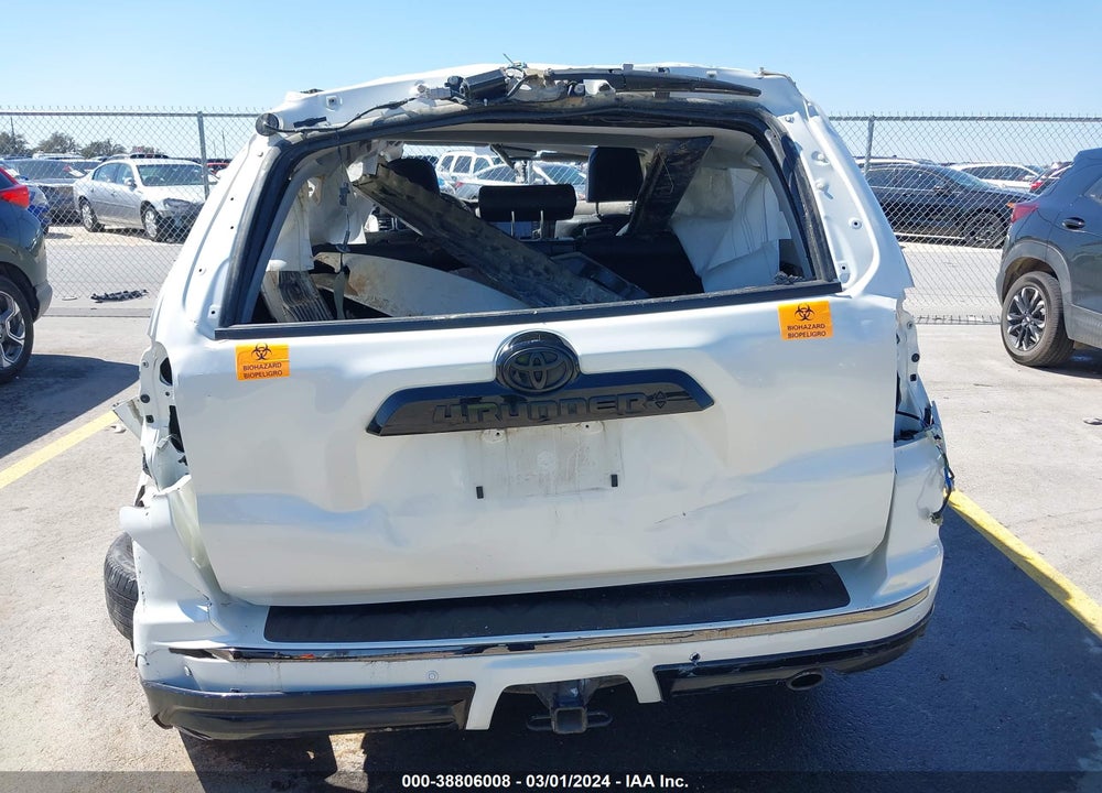 2020 TOYOTA 4RUNNER VIN: JTEBU5JR3L5770378