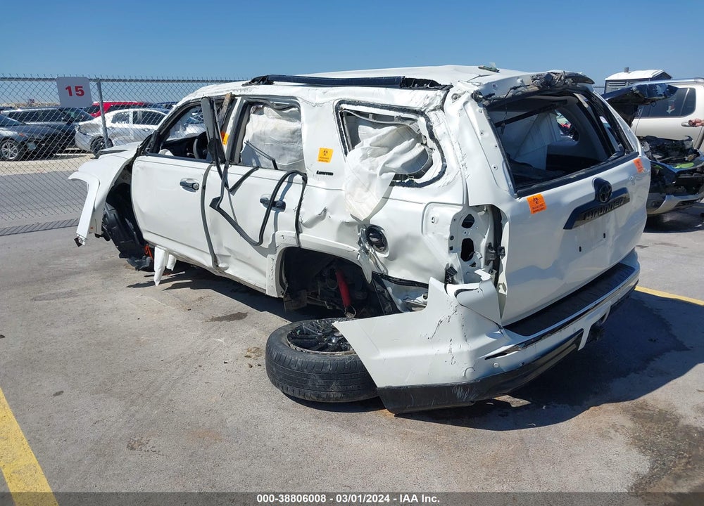 2020 TOYOTA 4RUNNER VIN: JTEBU5JR3L5770378