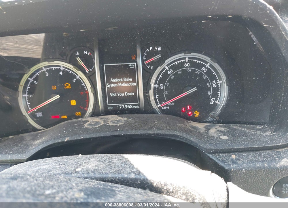 2020 TOYOTA 4RUNNER VIN: JTEBU5JR3L5770378