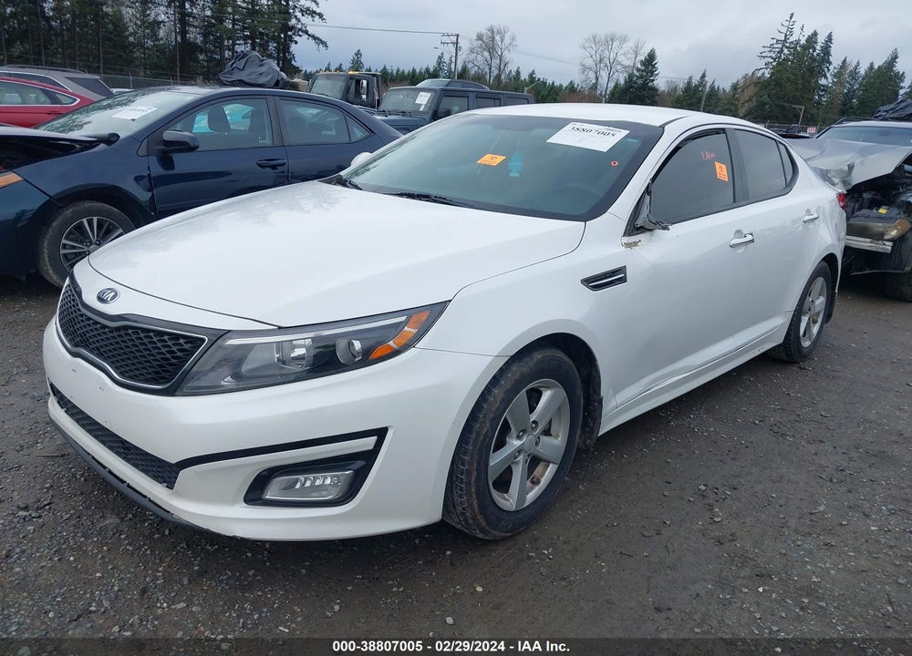 2015 KIA OPTIMA LX VIN: KNAGM4A77F5658655
