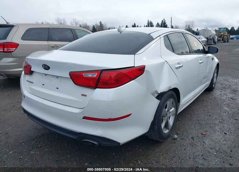 2015 KIA OPTIMA LX VIN: KNAGM4A77F5658655