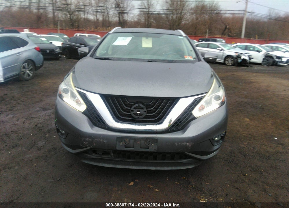 2015 NISSAN MURANO SL VIN: 5N1AZ2MH8FN227451