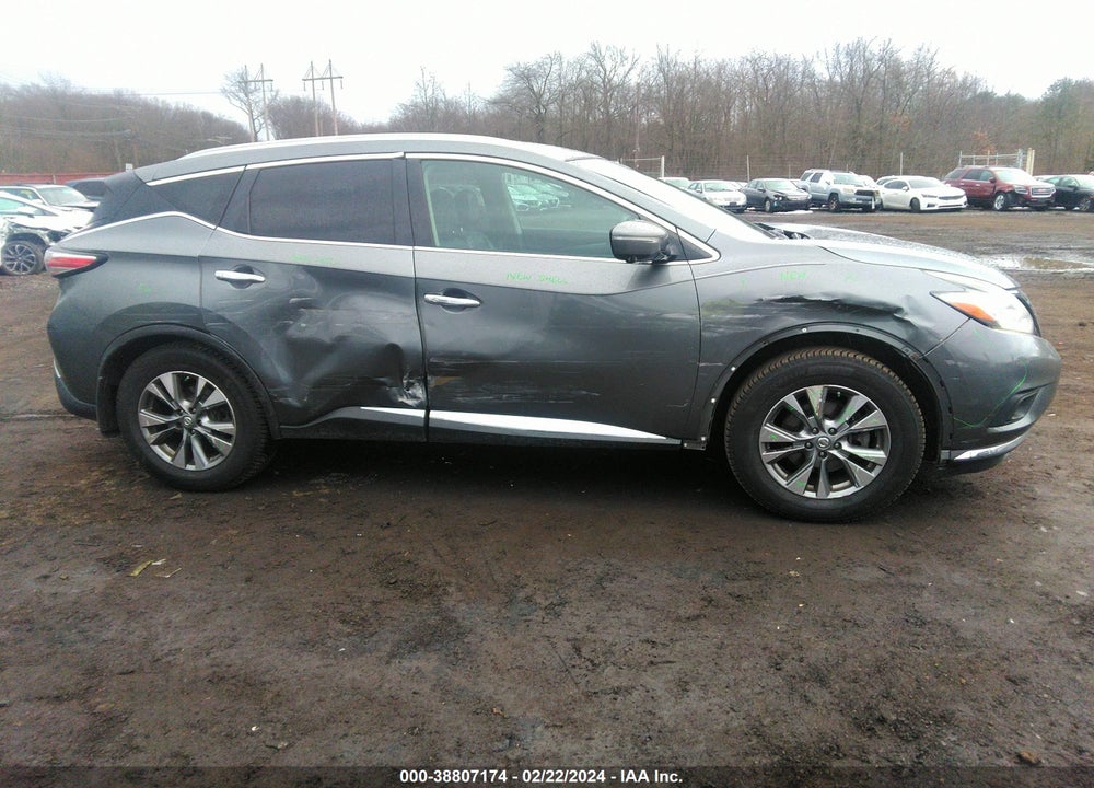 2015 NISSAN MURANO SL VIN: 5N1AZ2MH8FN227451