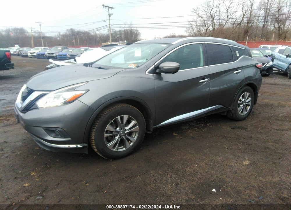 2015 NISSAN MURANO SL VIN: 5N1AZ2MH8FN227451