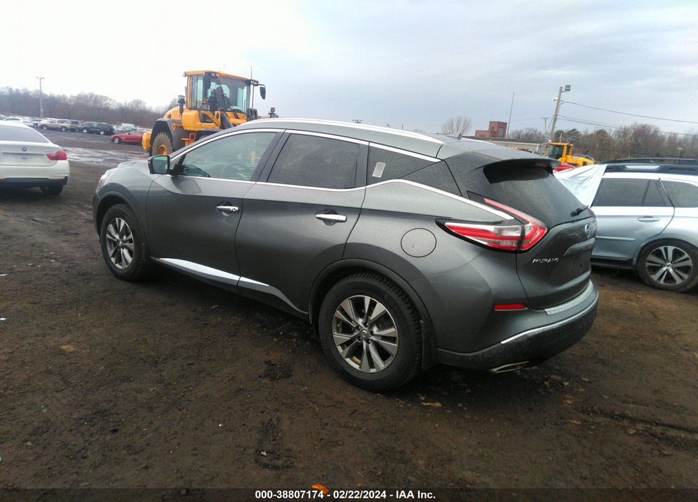 2015 NISSAN MURANO SL VIN: 5N1AZ2MH8FN227451