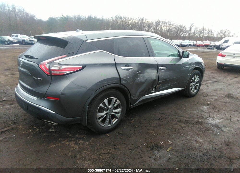 2015 NISSAN MURANO SL VIN: 5N1AZ2MH8FN227451
