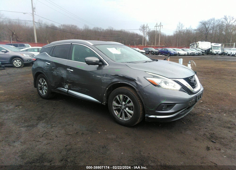 2015 NISSAN MURANO SL VIN: 5N1AZ2MH8FN227451