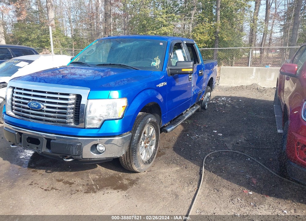 2012 FORD F-150 VIN: 1FTFW1EF8CFA37391