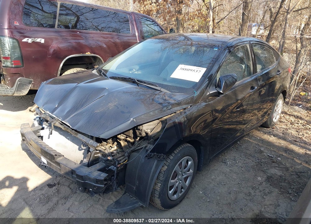 2013 HYUNDAI ACCENT GLS VIN: KMHCT4AE1DU556396